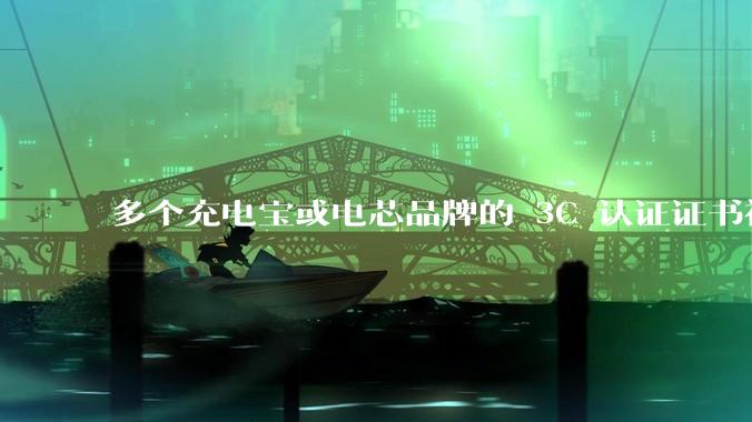 多个充电宝或电芯品牌的 3C 认证证书被暂停，涉及罗马仕、安克、绿联、倍思、安普瑞斯等，发生了什么？