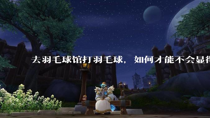去羽毛球馆打羽毛球，如何才能不会显得太菜 ?